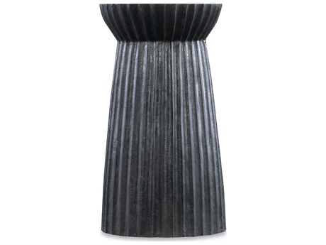 Hooker Furniture Commerce and Market Galway-Around Spot Round Wood Black Natural End Table