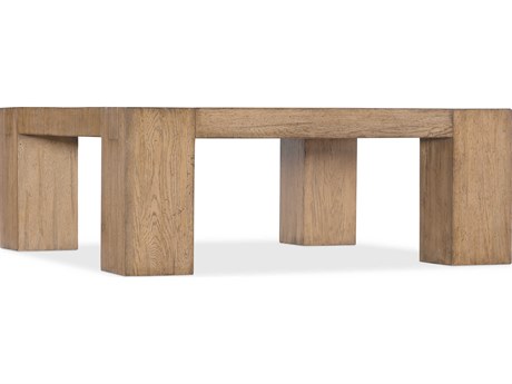 Hooker Furniture Commerce And Market Square Wood Natural Cocktail Table
