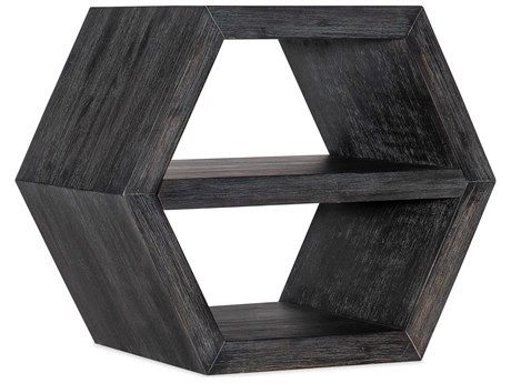 Hooker Furniture Commerce And Market Honeycomb Wood Black End Table