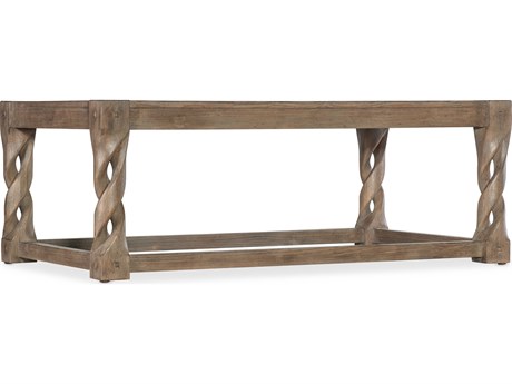 Hooker Furniture Commerce And Market Jack O'bein Rectangular Wood Cocktail Table