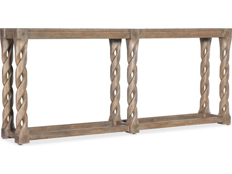 Hooker Furniture Commerce And Market Jack O'bein Rectangular Wood Long Skinny Console Table