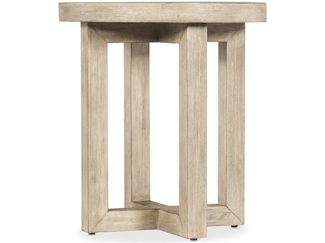 Hooker Furniture Commerce And Market Square Natural Light Wood End Table