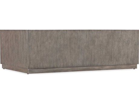 Hooker Furniture Commerce And Market Travelers Rectangular Glass Dark Wood Cocktail Table