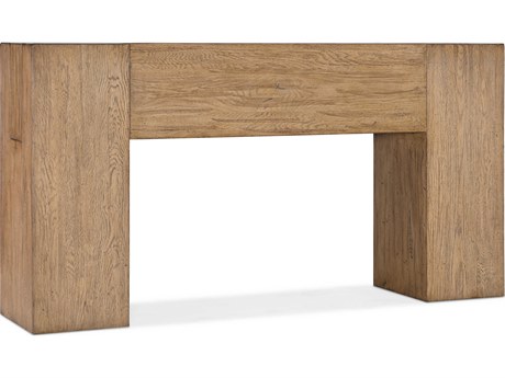 Luxecor Heritage Rectangular Wood Natural Light Console Table