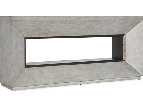 Hooker Furniture Commerce And Market Passage Rectangular Dark Wood Console Table