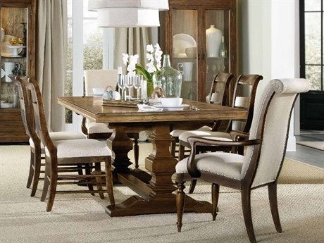Hooker Furniture Archivist Rubberwood Dining Room Set