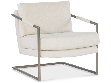 Hooker Furniture Moody Metal White Fabric Accent Chair