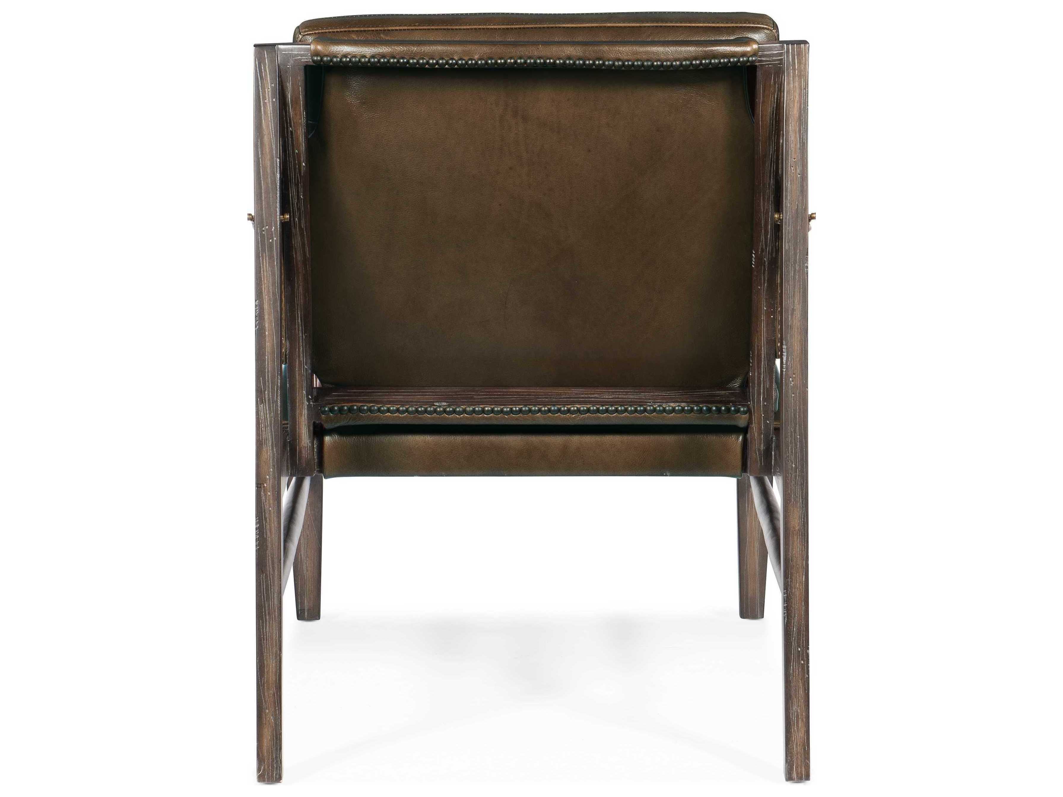 Hooker Furniture Legendary Taupe Dark Wood Sabi Sands Sling Accent Chair Hoocc530082