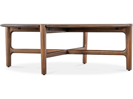 Hooker Furniture Harlow Round Wood Chestnut Coffee Table