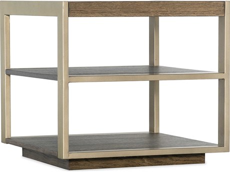 Hooker Furniture Hammon Square Wood Oak End Table