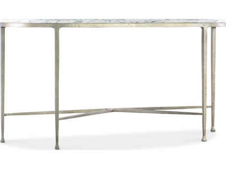 Hooker Furniture Jules Demilune Marble Champaigne Console Table