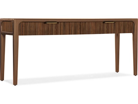Hooker Furniture Archer Rectangular Wood Chestnut Console Table