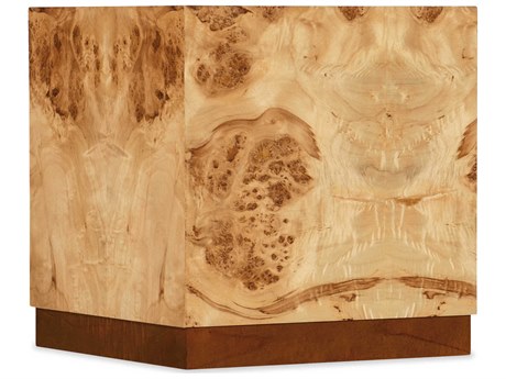 Hooker Furniture Auberon Square Wood Light Natural Burl Coffee Table