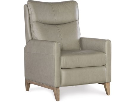 Hooker Furniture Rc Quinnie Light Wood Green Leather Recliner
