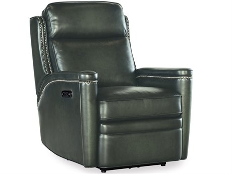 Hooker Furniture Ss Hamilton Green Leather Recliner
