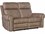 Hooker Furniture Duncan Power 66" Kalahari Bark Brown Leather Upholstered Loveseat with Headrest & Lumbar  HOOSS635PHZL2088