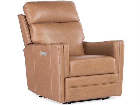Hooker Furniture Ms Twain Zero Gravity Brown Leather Recliner