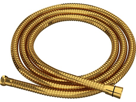 Rohl Flexible Metal Brass Lining Shower in Unlacquered Brass