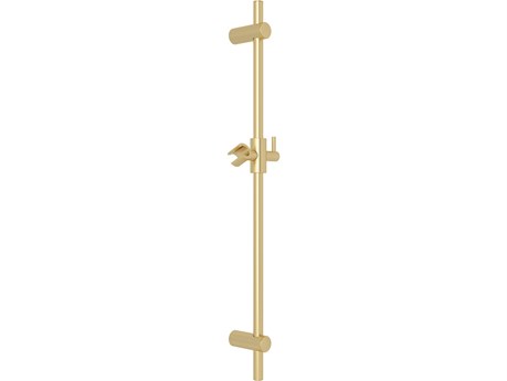 Rohl Multiple Collections Satin Unlacquered Brass Sliding Rail Handshower Rail Set