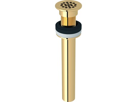 Rohl Unlacquered Brass Grid Drain Non Slotted Without Overflow Holes