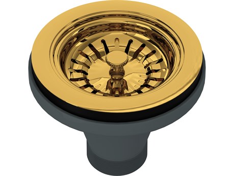 Rohl Unlacquered Brass Basket Strainer