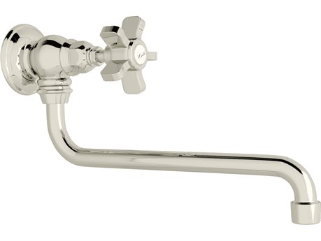Rohl Polished Nickel Kitchen Wall Mounted Pot Filler