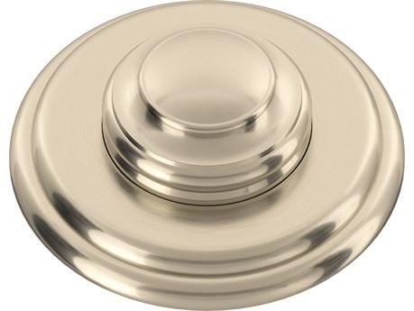 Rohl Air Activated Switch Button Only With Rohl Branding For Waste Disposal In Satin Nickel