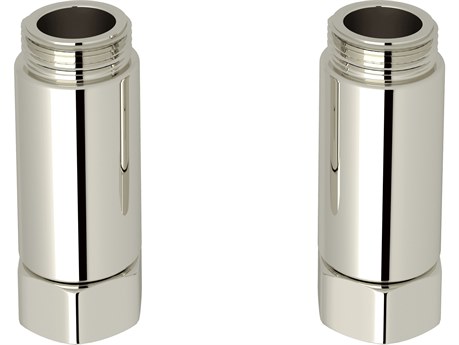 Rohl Polished Nickel Bath Pair Of Adaptors To The Deck And Floor Unions