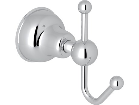 Rohl Arcana Single Robe Hook In Polished Chrome