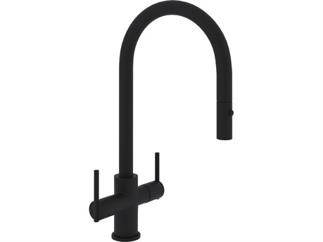 Rohl Pirellone Matte Black Faucet
