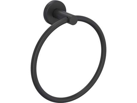 Rohl Lombardia Avanti Bath Towel Ring In Matte Black