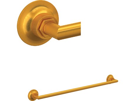 Rohl Graceline 24" Sating Gold Towel Bar In Satin Gold