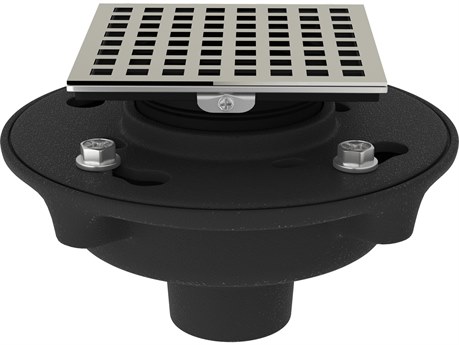 Rohl Decorative Shower Drain Matrix Complete Cast Iron Drain Assembly