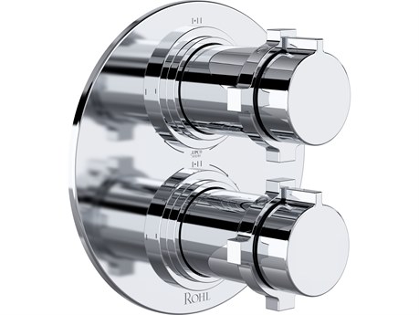 Rohl Lombardia Polished Chrome 3/4" Therm  and  Pressure Balance Trim with 6 Functions