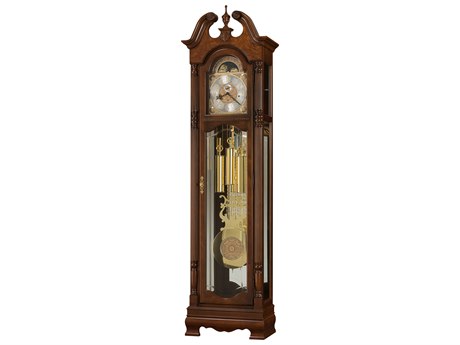 Howard Miller Baldwin Cherry Bordeaux Clock