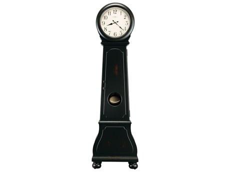 Howard Miller Nashua Worn Black Floor Clock