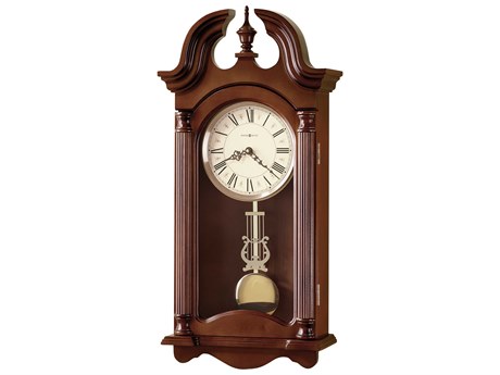 Howard Miller Everett Windsor Cherry Chiming Wall Clock
