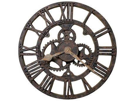 Howard Miller Allentown Rust Oversized Gallery Wall Clock
