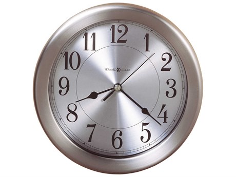 Howard Miller Pisces Brushed Nickel Wall Clock