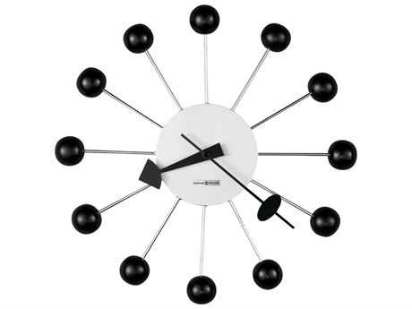 Howard Miller Ball Brushed Nickel Wall Clock