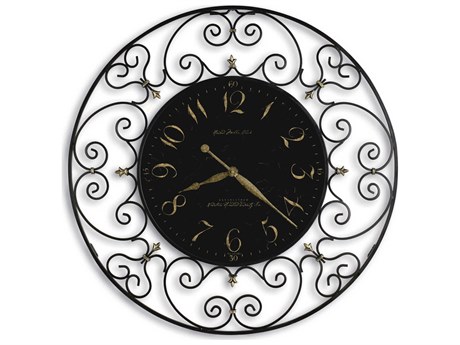 Howard Miller Joline Gold-Tone Oversized Gallery Wall Clock