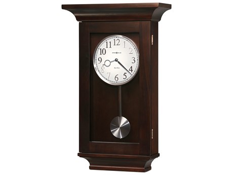 Howard Miller Gerrit Black Coffee Chiming Wall Clock