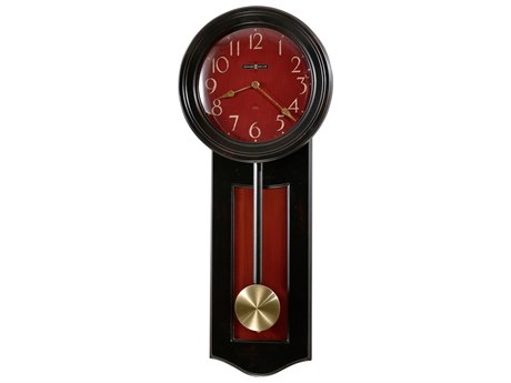 Howard Miller Alexi Worn Black Wall Clock
