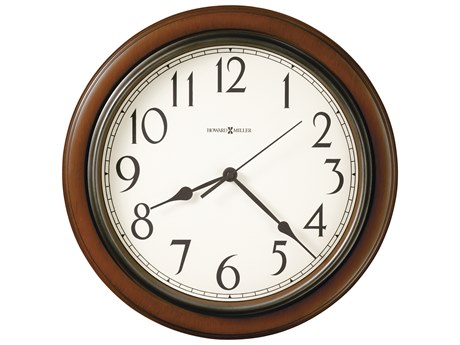 Howard Miller Kalvin Medium Brown Cherry Wall Clock