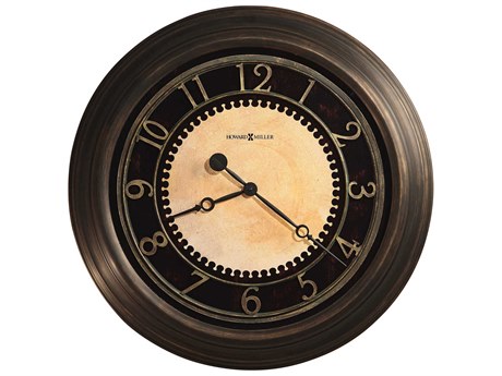 Howard Miller Chadwick Antique Brushed Brass Oversized Gallery Wall Clock