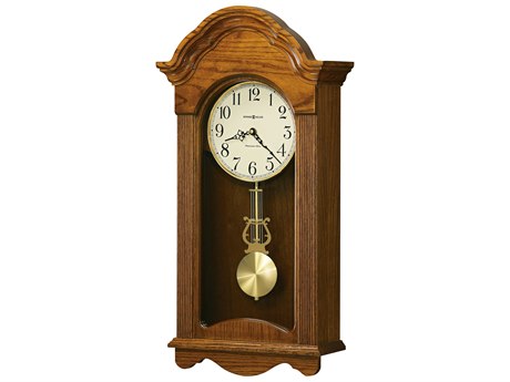Howard Miller Jayla Legacy Oak Chiming Wall Clock