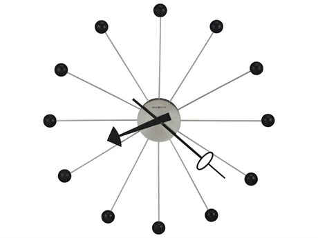 Howard Miller Ball II Brushed Nickel Oversized Gallery Wall Clock