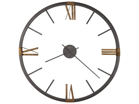 Howard Miller Prospect Park Antique Gold Oversized Gallery Wall Clock