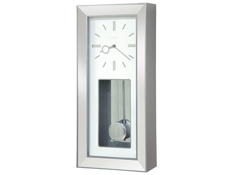 Howard Miller Chaz Polished Chrome Wall Clock