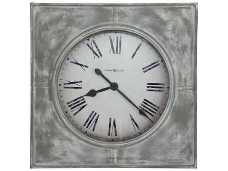 Howard Miller Bathazaar Aged White & Gray Wall Clock